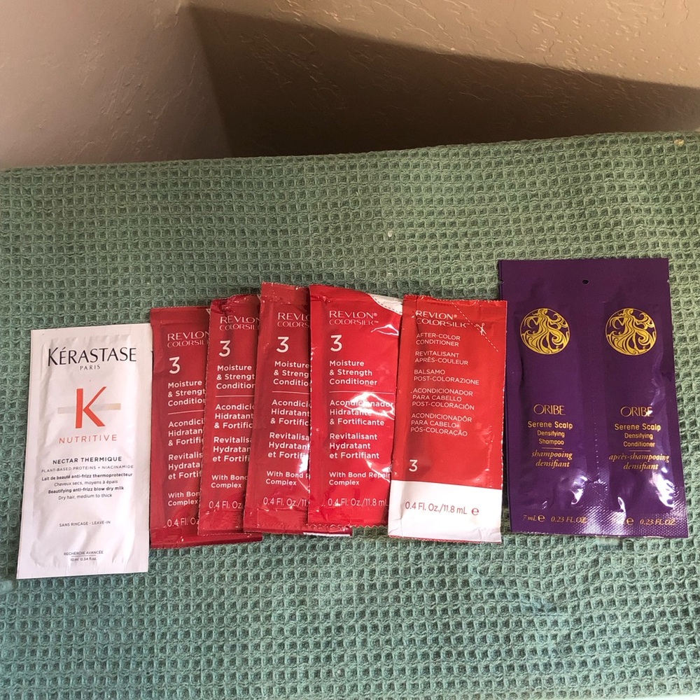 Womens Assorted Hair Care Kerastase Oribe Shampoo Revlon Conditioner Bundle of 8